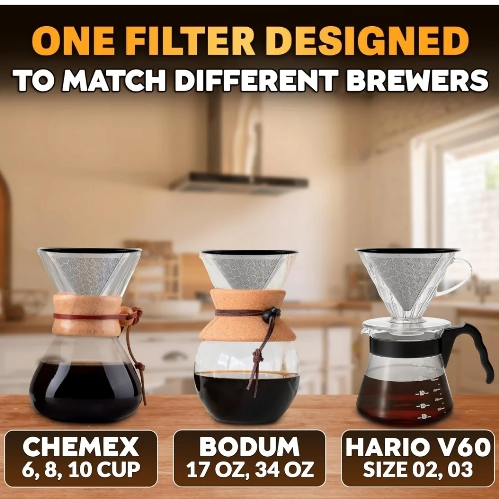 Coffee Filter Reusable Stainless Steel
